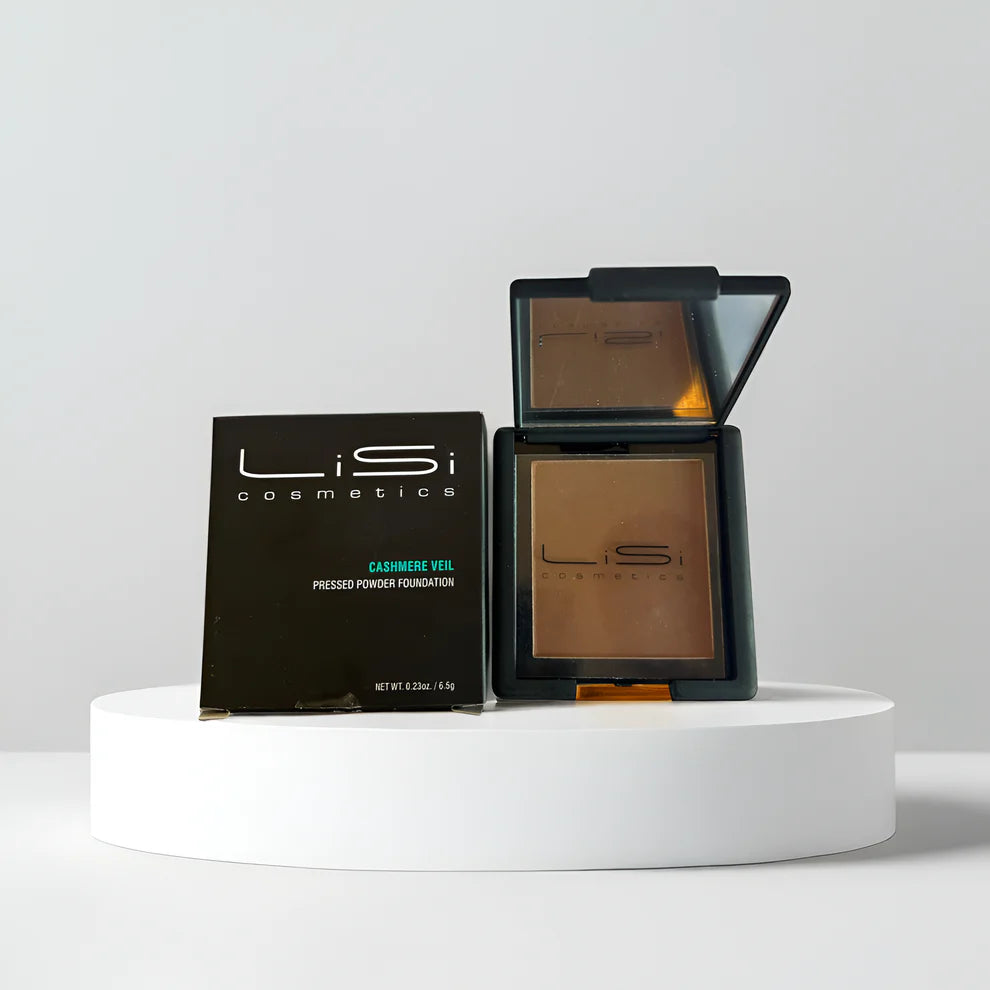 Base de maquillaje en polvo compacto de alta gama LiSi en color Cashmere Veil