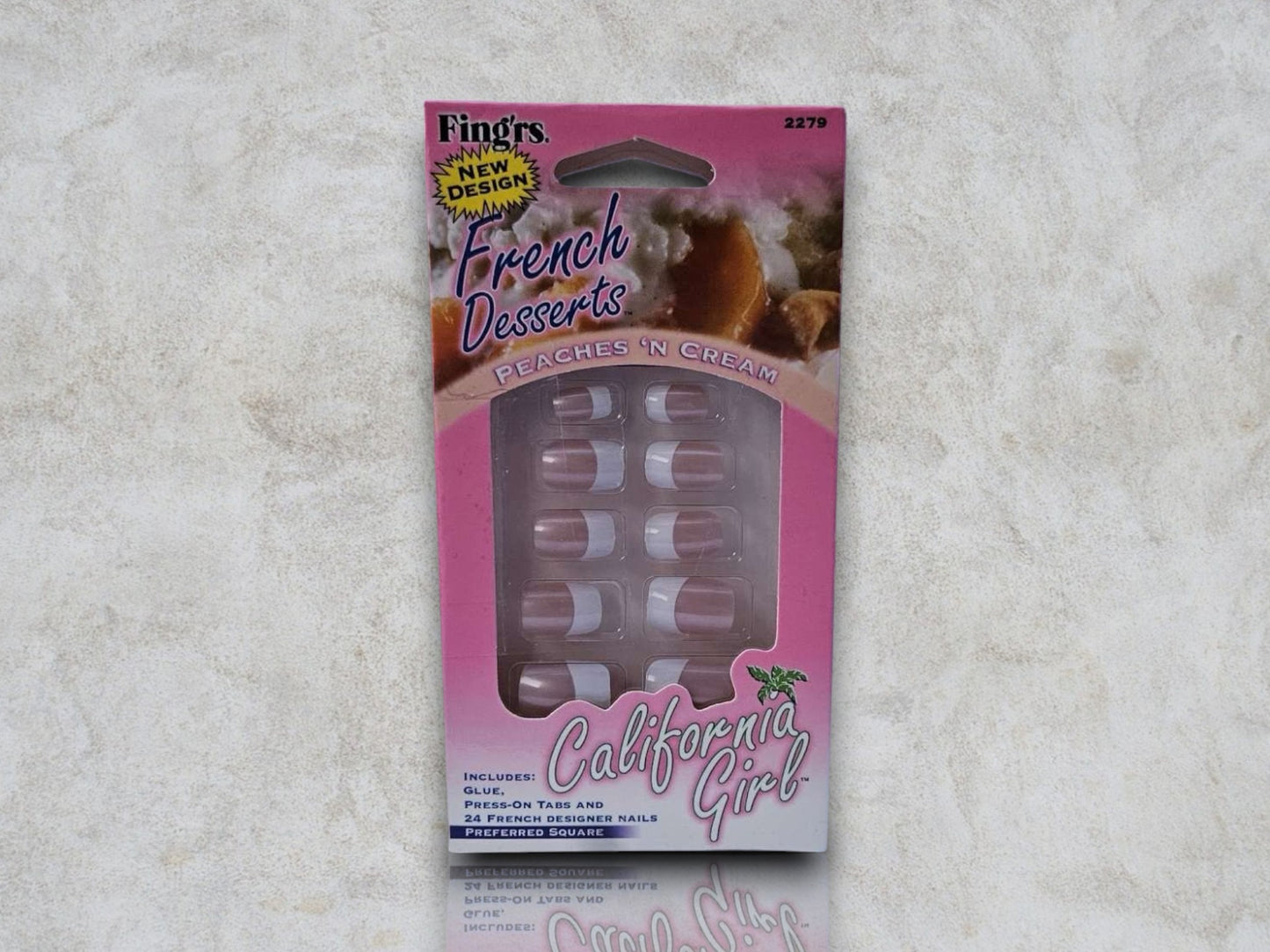 Uñas postizas California Girl de French Desserts (24 unidades)